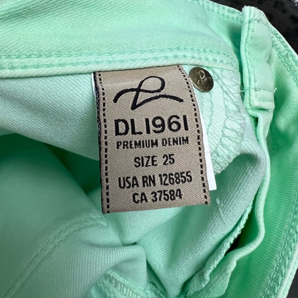 Mint Color Premium DL1961 Jeans - Picture 4 of 4